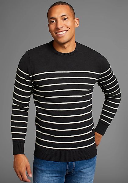 DELMAO Streifenpullover Bis Größe 3 XL günstig online kaufen