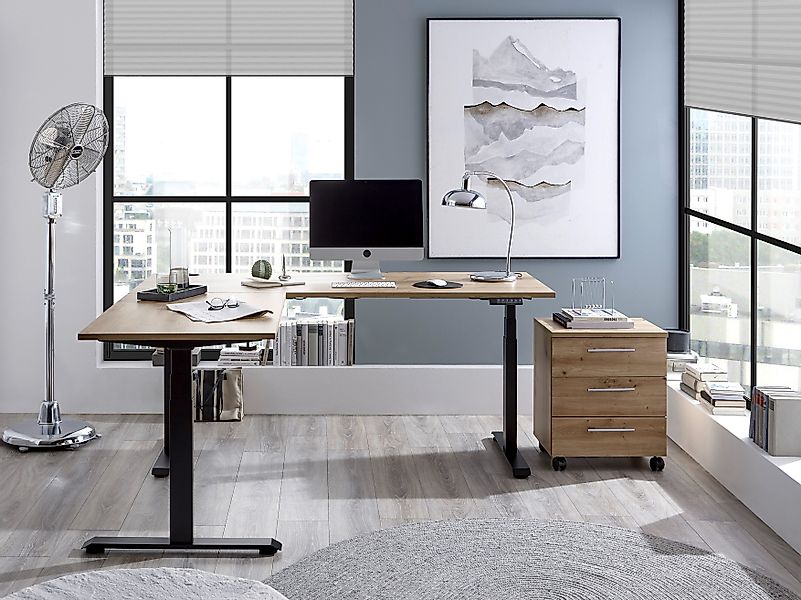 BEGA OFFICE Eckschreibtisch "Ben" 1 Stk. tlg. elektrisch höhenverstellbarer günstig online kaufen