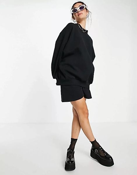 ASOS DESIGN – Kokon-Sweatshirt mit Super-Oversize-Schnitt und Nahtdetail in günstig online kaufen