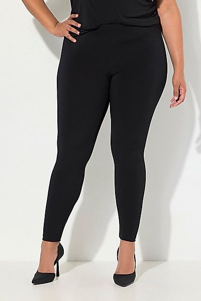 Ulla Popken Funktionshose Leggings High Waist schmales Bein Elastikbund günstig online kaufen