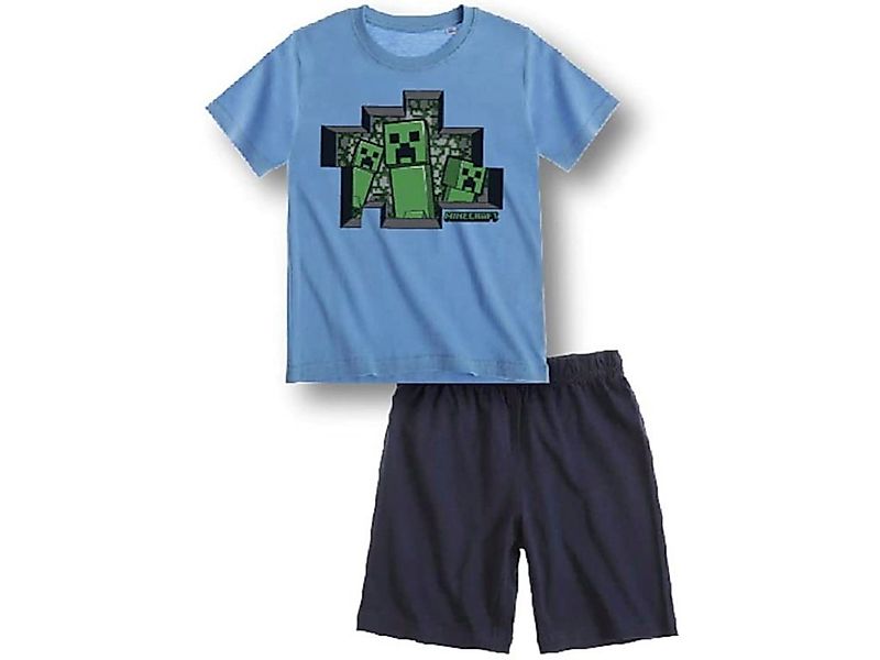 Minecraft Pyjama Minecraft Schlafanzug Shorty Pyjama günstig online kaufen