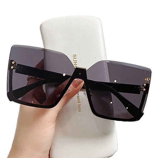 ibettertec Sonnenbrille Sonnenbrille Damen,Halbgestelle Unregelmäßige Farbv günstig online kaufen