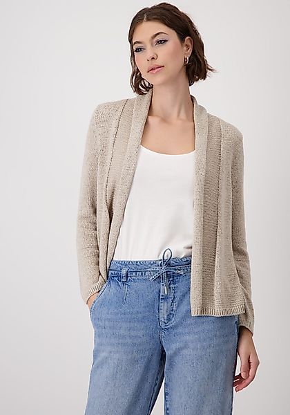 Monari Strickjacke mit Umschlagkante günstig online kaufen