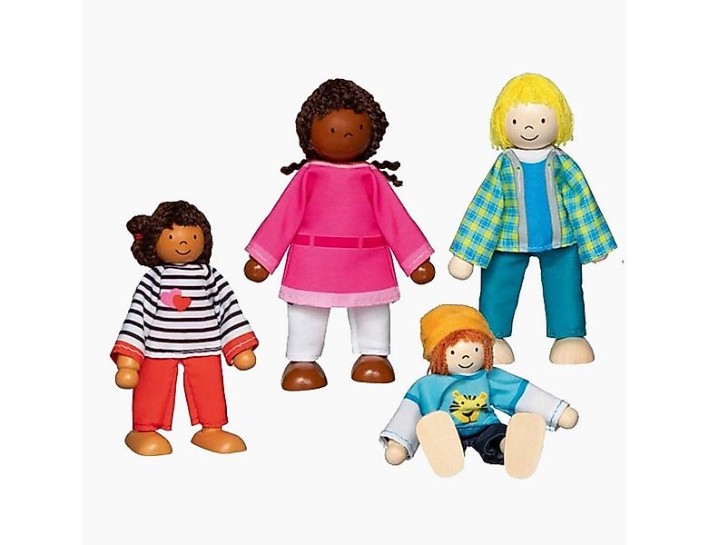 goki Biegepuppe Biegepuppen Interkulturelle Familie (Packung, 4-tlg., set), günstig online kaufen
