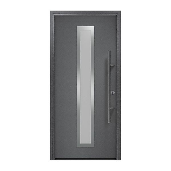 EcoStar Haustür Isopro Secur IPS 700S Anthrazitmetallic 110 cm x 210 cm DIN günstig online kaufen