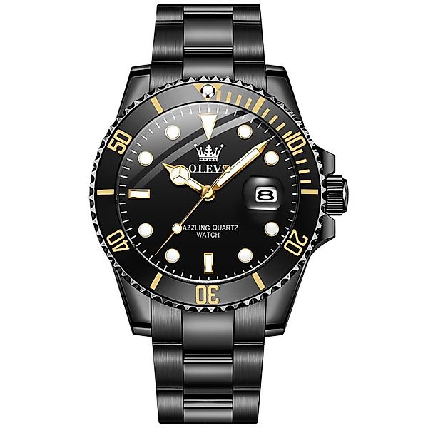 OLEVS Quarzuhr Herrenuhr Diver Luxusuhr Edelstahl günstig online kaufen