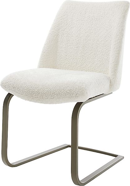 DELIFE Polsterstuhl Elso-Flex, Freischwinger flach Effektfinish günstig online kaufen