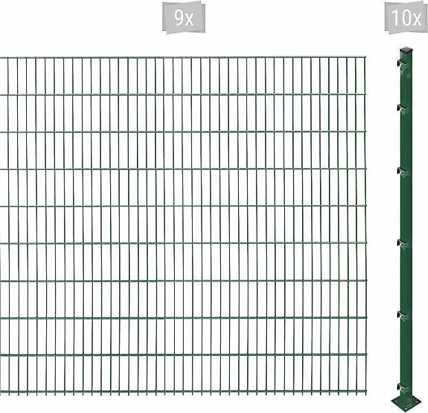 Arvotec Doppelstabmattenzaun "ESSENTIAL 183 zum Aufschrauben", Zaunhöhe 183 günstig online kaufen