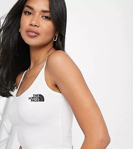 The North Face – Simple Dome – Trägershirt in Weiß, exklusiv bei ASOS günstig online kaufen