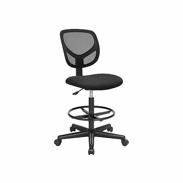 Songmics Bürostuhl Sitzhöhe 55 cm - 75 cm Schwarz günstig online kaufen