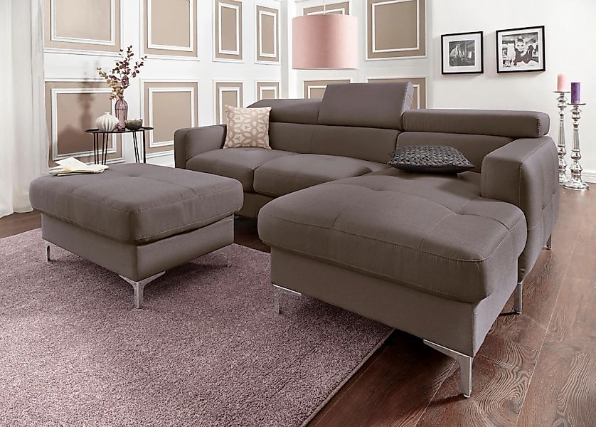 COTTA Polstergarnitur "Sammy L-Form", (Set), Set bestehend aus: Ecksofa mit günstig online kaufen