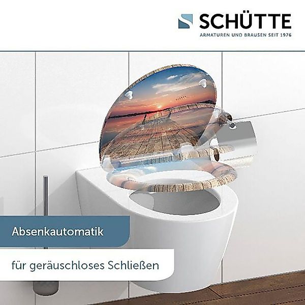 Schütte WC-Sitz SUNSET SKY, bruchsicher und kratzfest, Absenkautomatik, Sta günstig online kaufen