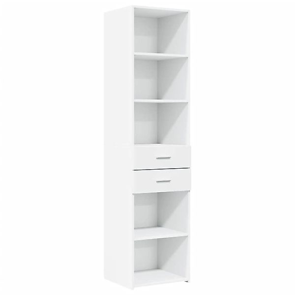 vidaXL Highboard Weiß 45x42,5x185 cm Holzwerkstoff 3281448 günstig online kaufen
