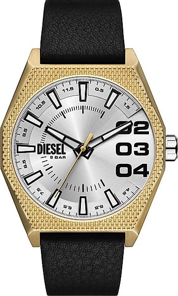 Diesel Quarzuhr SCRAPER DZ2219, Armbanduhr, Herrenuhr, Lederarmband, analog günstig online kaufen