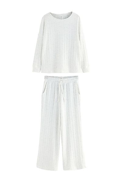 Next Pyjama Langärmeliger, gemütlicher Schlafanzug, Kurzgröße günstig online kaufen