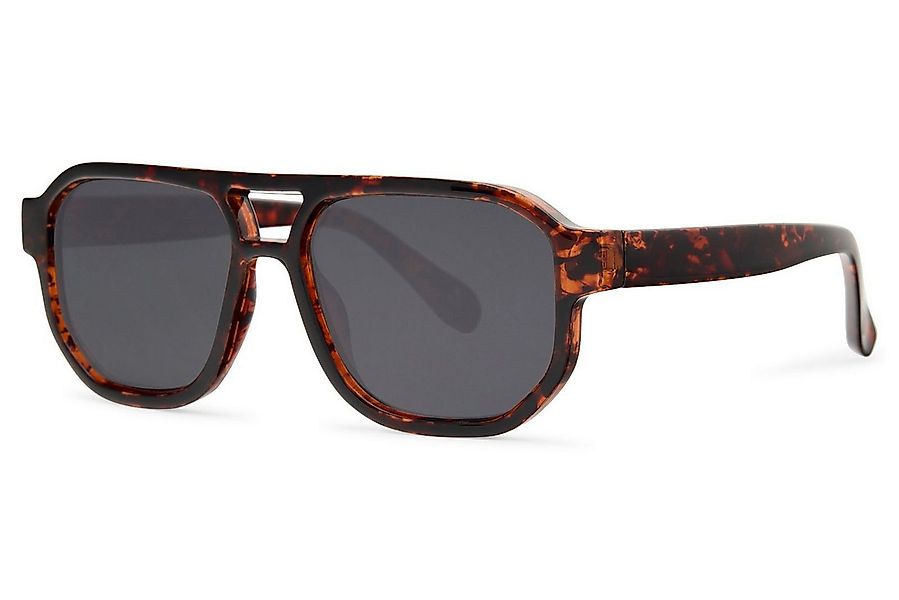 styleBREAKER Sonnenbrille Navigator Sonnenbrille Recycelt Doppelsteg Bold F günstig online kaufen