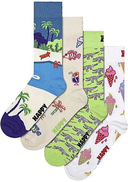 Happy Socks Socken, (Box, 4 Paar), Pool Party Gift Set günstig online kaufen