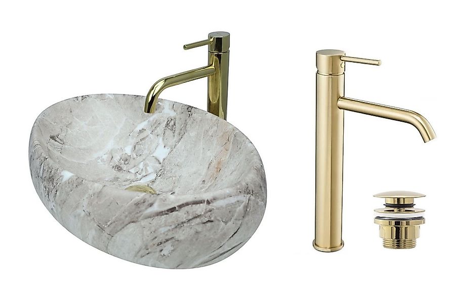 GTM Design Aufsatzwaschbecken LINDA Modern Waschbeckenm günstig online kaufen