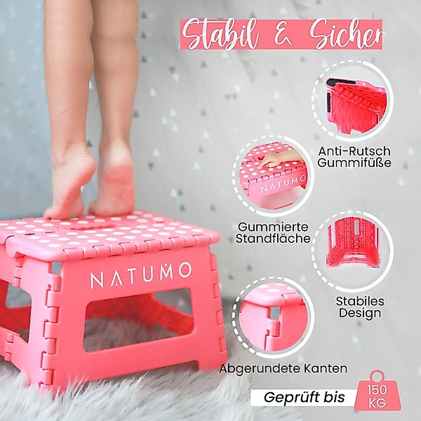 natumo Tritthocker faltbare Aufstiegshilfe für Kinder günstig online kaufen