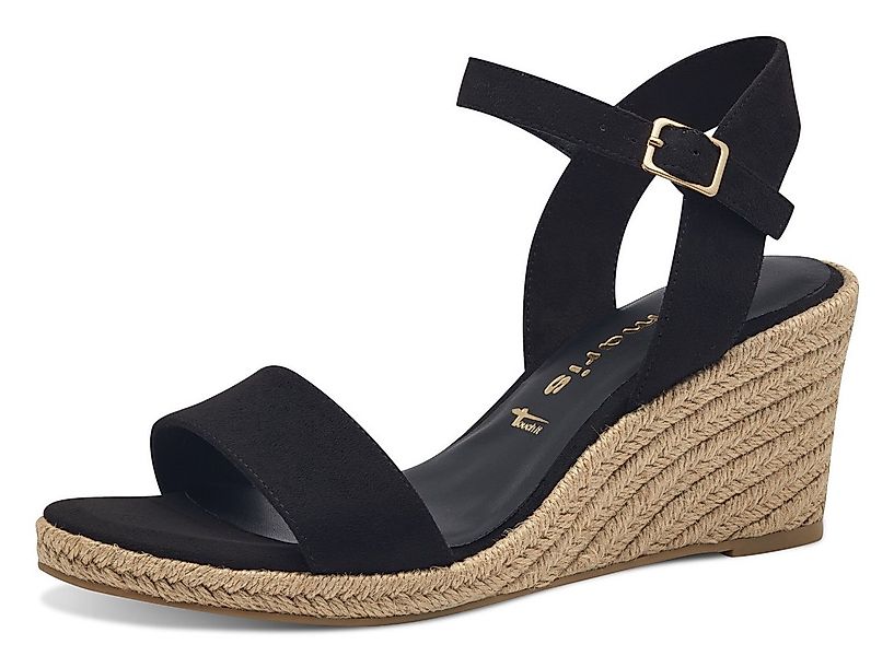 Tamaris Keilsandalette, Sommerschuh, Sandale, Keilabsatz, mit verstellbarem günstig online kaufen