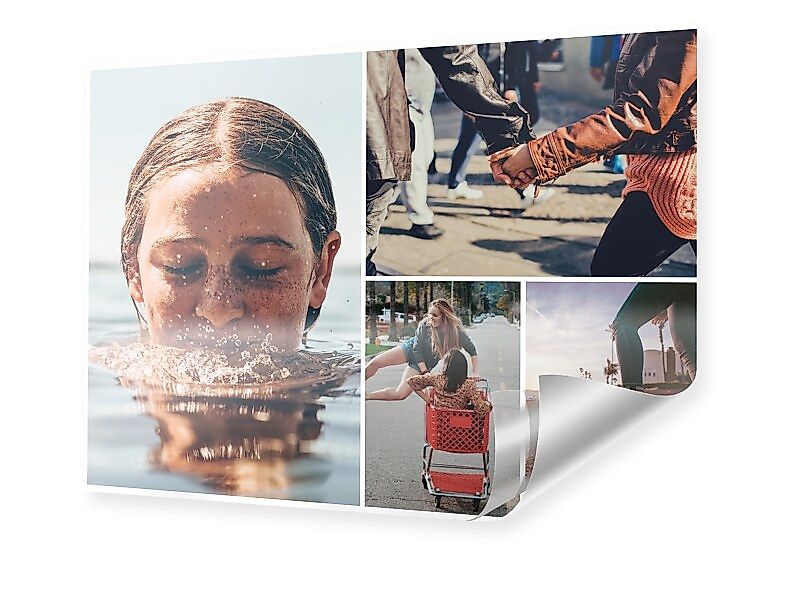 Fotocollage als XXL Poster im Format 160 x 90 cm im Format 160 x 90 cm günstig online kaufen