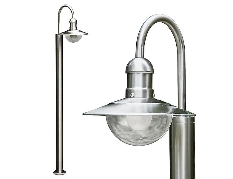 hofstein Außen-Stehlampe »Verna« Außenleuchte Stehleuchte aus Edelstahl in günstig online kaufen