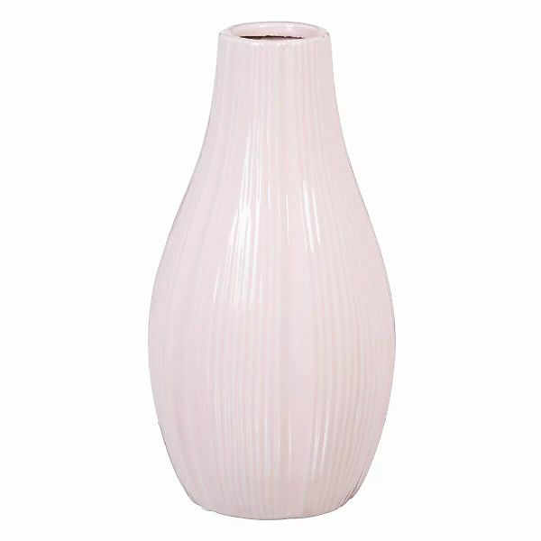 Vase 13 X 13 X 25,5 Cm Aus Keramik Rosa günstig online kaufen