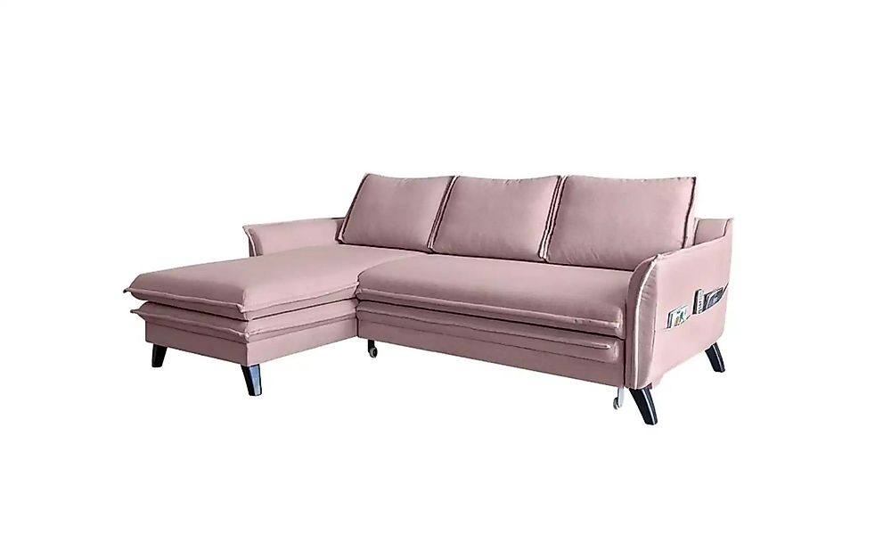 Miuform Ecksofa mit Schlaffunktion Charming Charlie ¦ rosa/pink ¦ Maße (cm) günstig online kaufen
