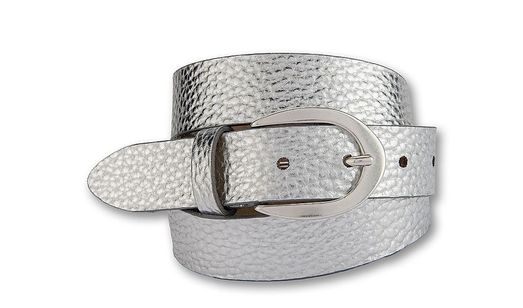 BERND GÖTZ Ledergürtel Ledergürtel mit silberner Schließe günstig online kaufen