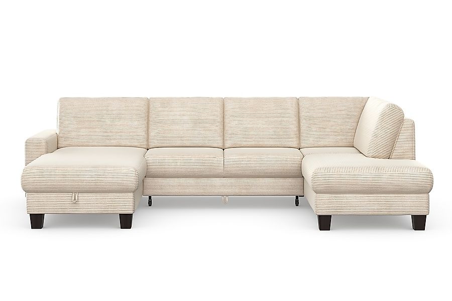 Home affaire Wohnlandschaft "Summer U-Form" mit oder ohne Bettfunktion und günstig online kaufen