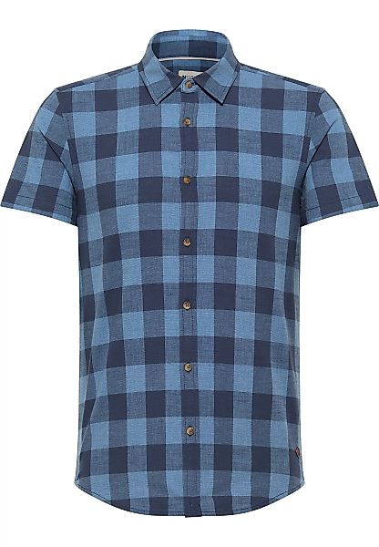 MUSTANG Kurzarmhemd "Style Chris Denim Check" günstig online kaufen