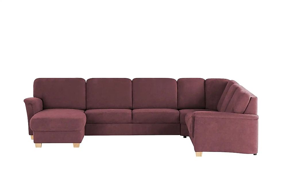 smart Wohnlandschaft  Valencia ¦ rot ¦ Maße (cm): B: 341 Polstermöbel > Sof günstig online kaufen