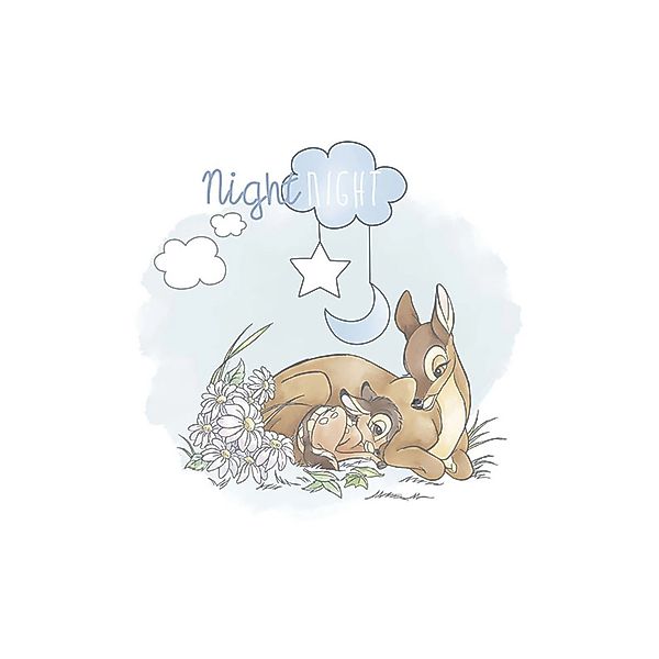 Disney Poster Bambi Good Night Blau und Beige 30 x 40 cm 610095 günstig online kaufen