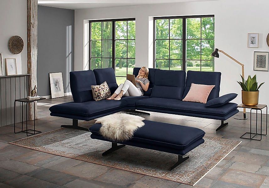 W.SCHILLIG Ecksofa broadway, Designsofa, toller Sitzkomfort, günstig online kaufen