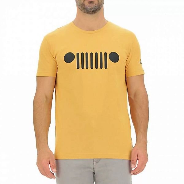 Jeep O102062y209 Kurzärmeliges T-shirt S Tangy Mustard / Black günstig online kaufen