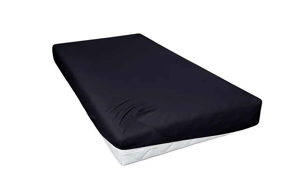 como Jersey-Spannbetttuch   ¦ schwarz ¦ Maße (cm): B: 100 Bettwaren > Bettl günstig online kaufen