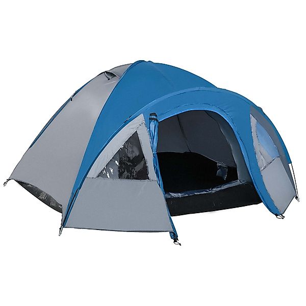 Outsunny Kuppelzelt Familienzelt, Personen: 4 (Campingzelt, günstig online kaufen
