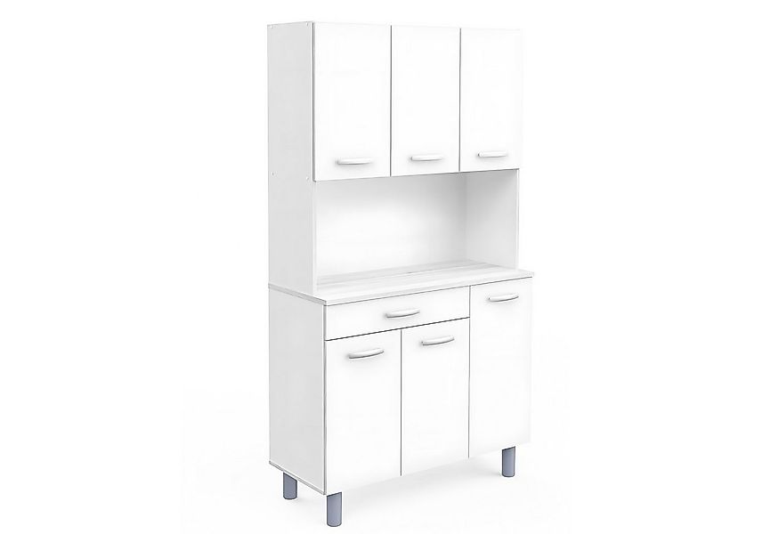 habeig Küchenbuffet Singleküche Küchenschrank Badschrank Küchenregal Küche günstig online kaufen