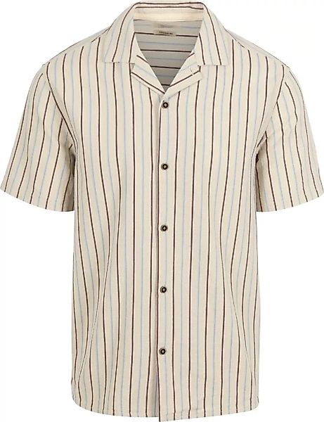 Anerkjendt Short Sleeve Hemd Leon Beige - Größe XL günstig online kaufen