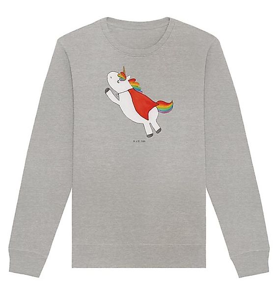 Mr. & Mrs. Panda Longpullover Einhorn Geburtstag Größe M - Heather Grey - G günstig online kaufen