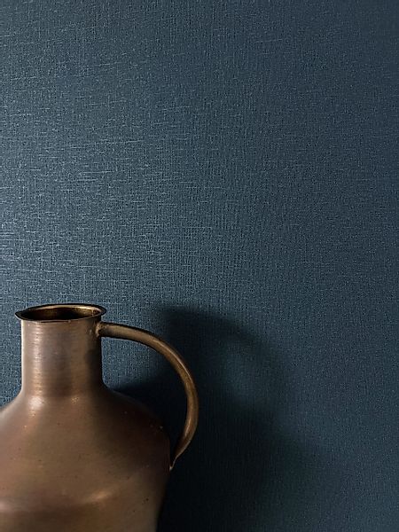 Newroom Vliestapete, Blau Tapete Uni Einfarbig günstig online kaufen