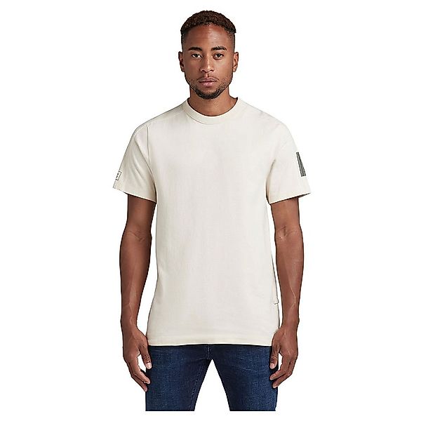 G-star Stitch Panel Kurzarm Rundhalsausschnitt T-shirt XL Whitebait günstig online kaufen