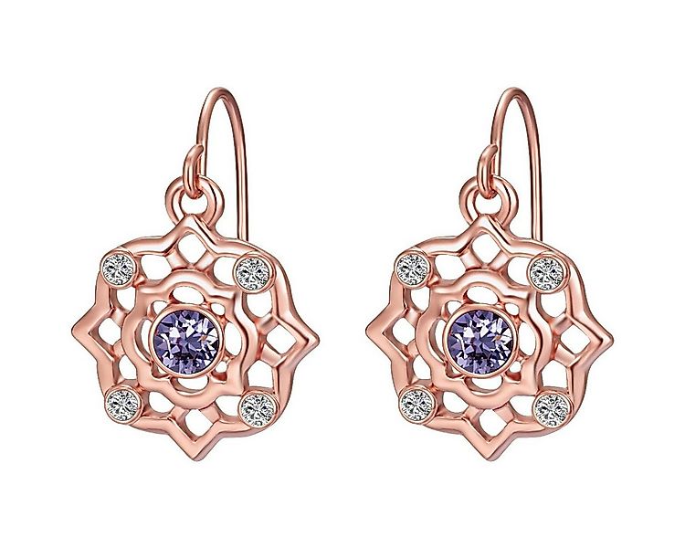 Lulu & Jane Paar Ohrhänger roségold, Metall-Legierung günstig online kaufen