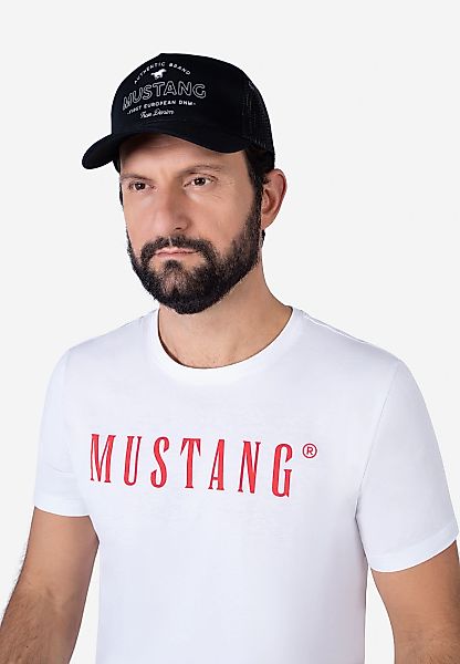 MUSTANG Baseball Cap 1 Stk. gerundeter Schirm, Größenverstellbar, Markenlog günstig online kaufen