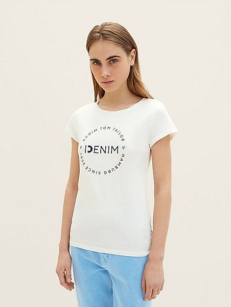 TOM TAILOR Denim T-Shirt Print T-Shirt im 2er-Pack (im Doppelpack) günstig online kaufen