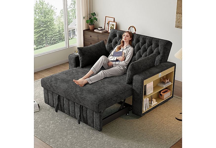 i@home Schlafsofa Doppelsitzer-Sofa, Klappsofa, platzsparende Couch, mit St günstig online kaufen