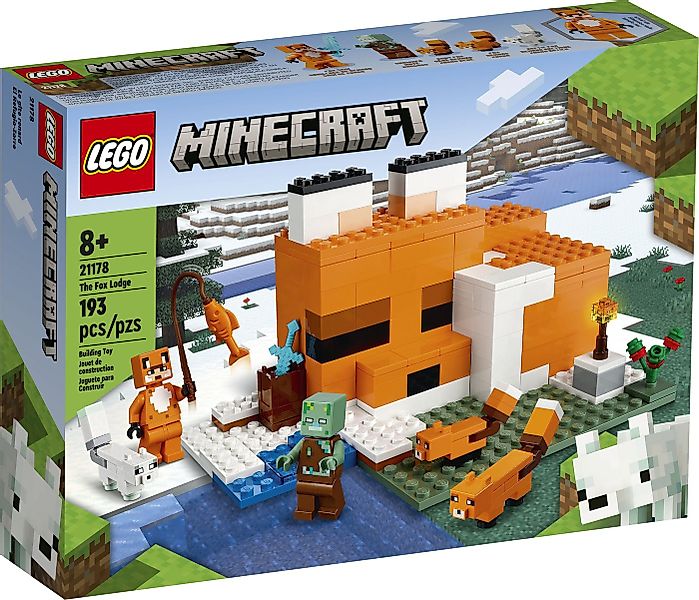 LEGO® LEGO® Minecraft Die Fuchs-Lodge - 21178 NEU! Teile 193x Spielbaustein günstig online kaufen