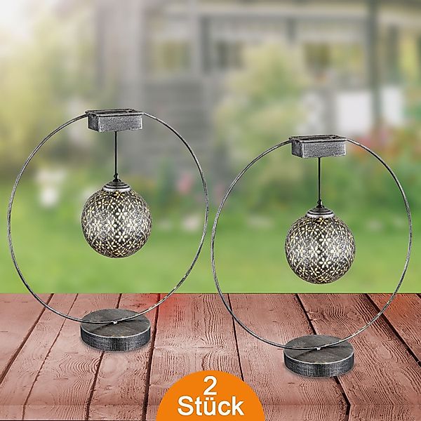 bmf-versand LED Solarleuchte Solarleuchte Garten Ring günstig online kaufen