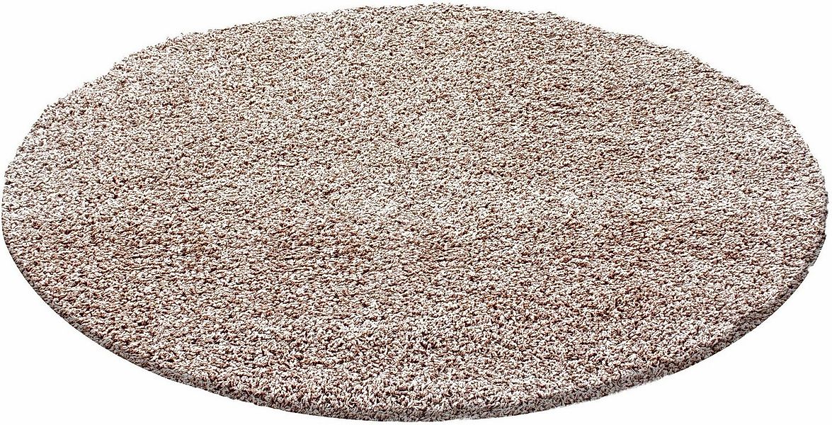 Ayyildiz Teppiche Hochflor-Teppich Life Shaggy 1500, rund, Höhe: 30 mm, auc günstig online kaufen