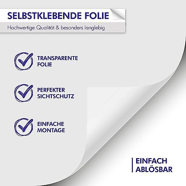 INDIGOS UG Fensterfolie Sichtschutzfolie Witwenvogel – günstig online kaufen